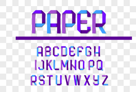 折纸风格英文字母图片 折纸风格英文字母素材 折纸风格英文字母高清图片 摄图网图片下载