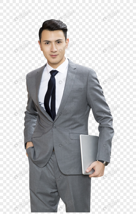商务男性平板电脑图片