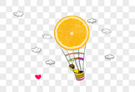 创意柠檬气球图片