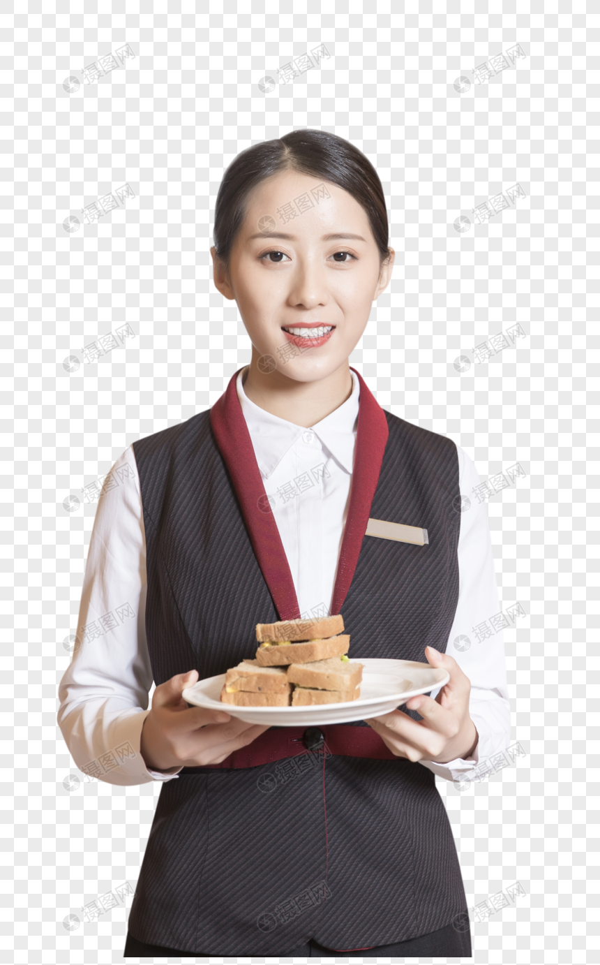 酒店服务员送餐服务