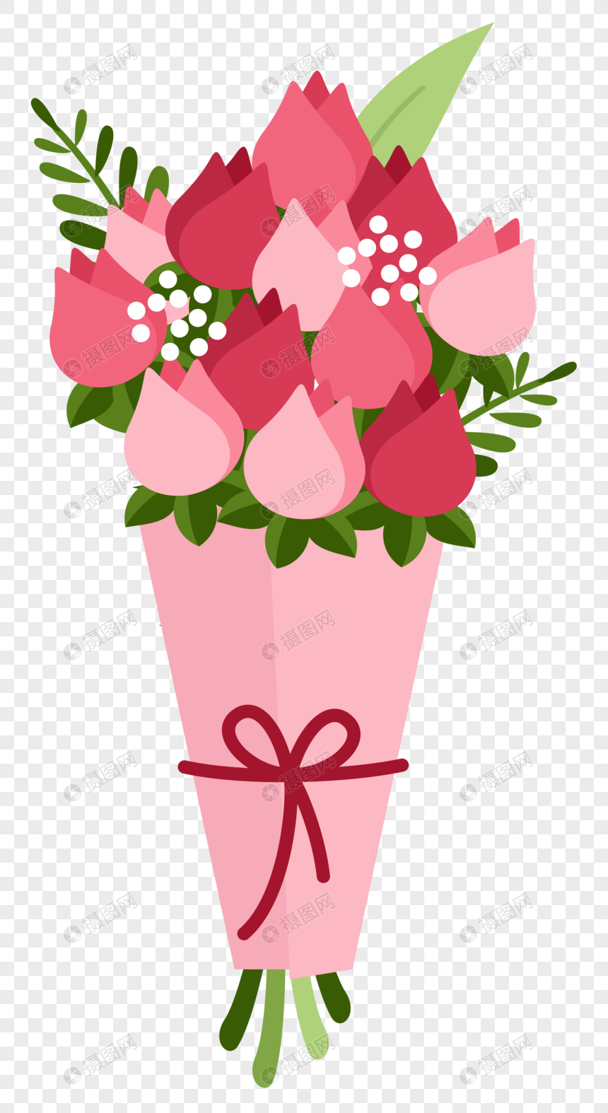 一束鲜花元素素材下载 正版素材400949500 摄图网