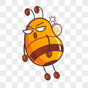 恼羞成怒的小蜜蜂图片