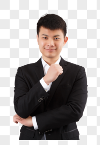 流口水的成年人元素素材