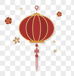 灯笼梅花新年梅花高清图片