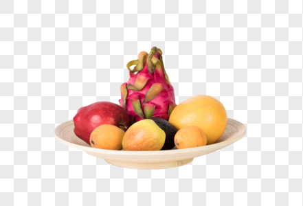 盘子里的水果图片