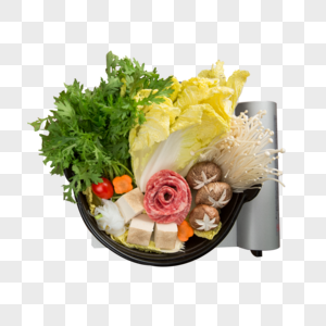 火锅涮菜图片