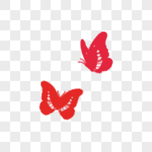 红蝴蝶图片