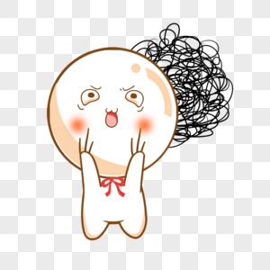 一团乱的汤圆图片素材