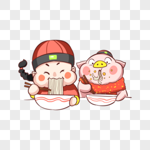 吃面图片