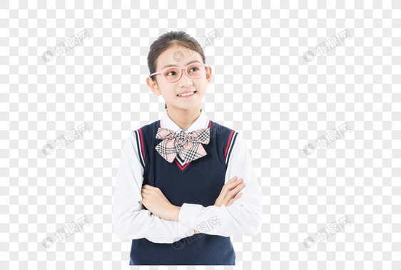 视力保护小学女生图片