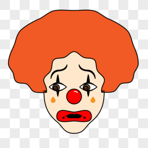 悲伤小丑图片