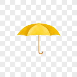 黄色的雨伞图片