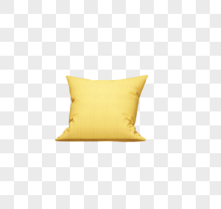 黄色的沙发抱枕图片