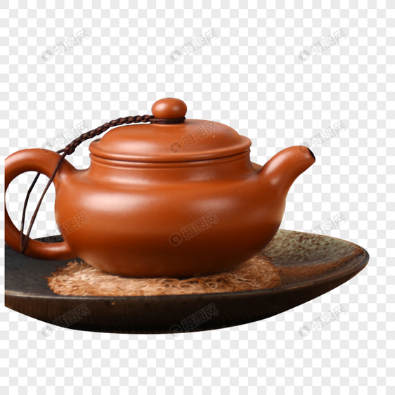 在茶会上泡茶品茶图片