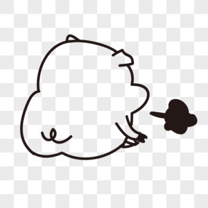 小猪叹气可爱表情包图片素材