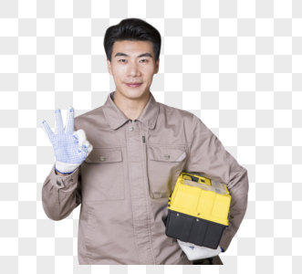 工人上门维修图片素材