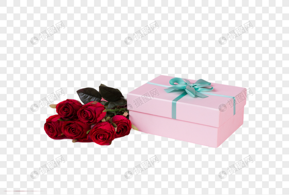 妇女节礼盒玫瑰图片