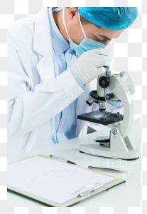 医疗研究使用显微镜图片