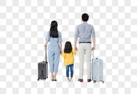 一家人一起去旅行旅游图片