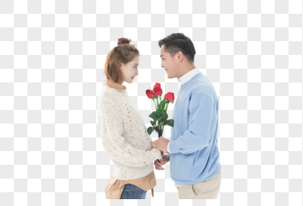男友送女朋友鲜花图片