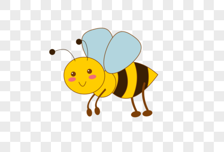 飞行的蜜蜂元素图片