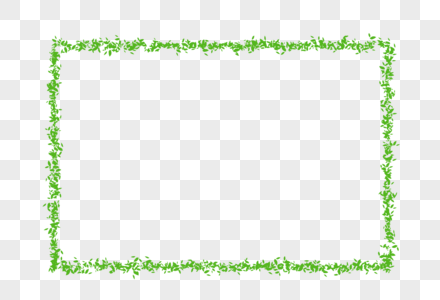 叶子边框彩色叶子边框高清图片
