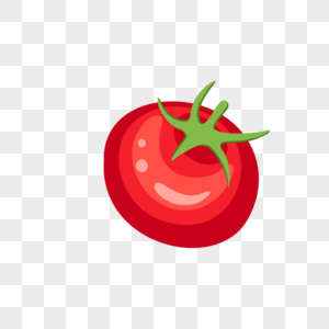 蔬果类卡通手绘风番茄图片