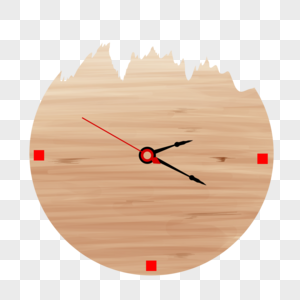 木质时钟图片