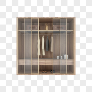 衣柜元素木柜高清图片
