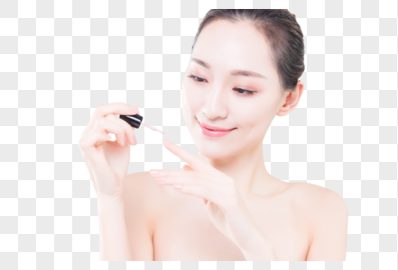 女性美甲涂指甲图片