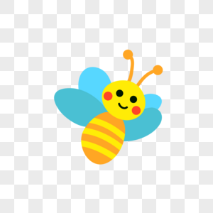 黄色蜜蜂图片