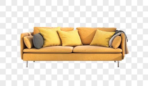 沙发黄色沙发高清图片