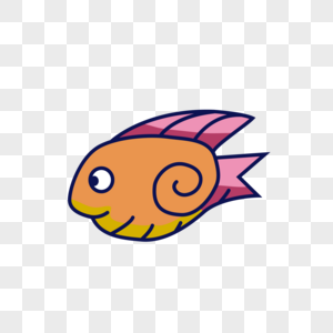 手绘卡通小鱼高清图片可爱蓝色小鱼高清图片美味烤小鱼高清图片嘟嘟嘴