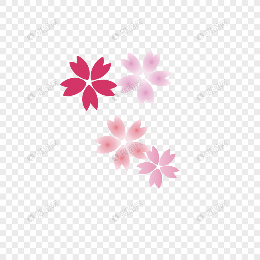 粉色花瓣图片