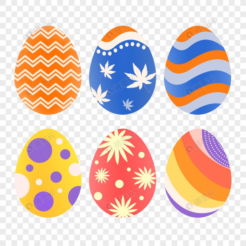 复活节彩蛋免抠素材图片