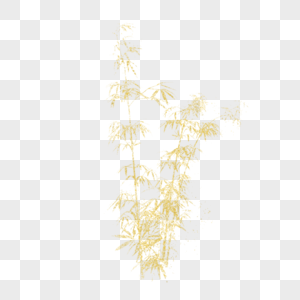金色粉末竹子图片