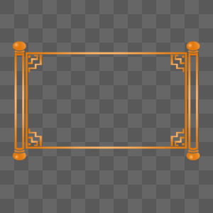 金色边框大气金色边框高清图片