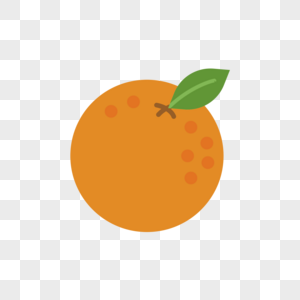 橙子水彩橙子高清图片