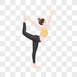 瑜伽健身的女人图片