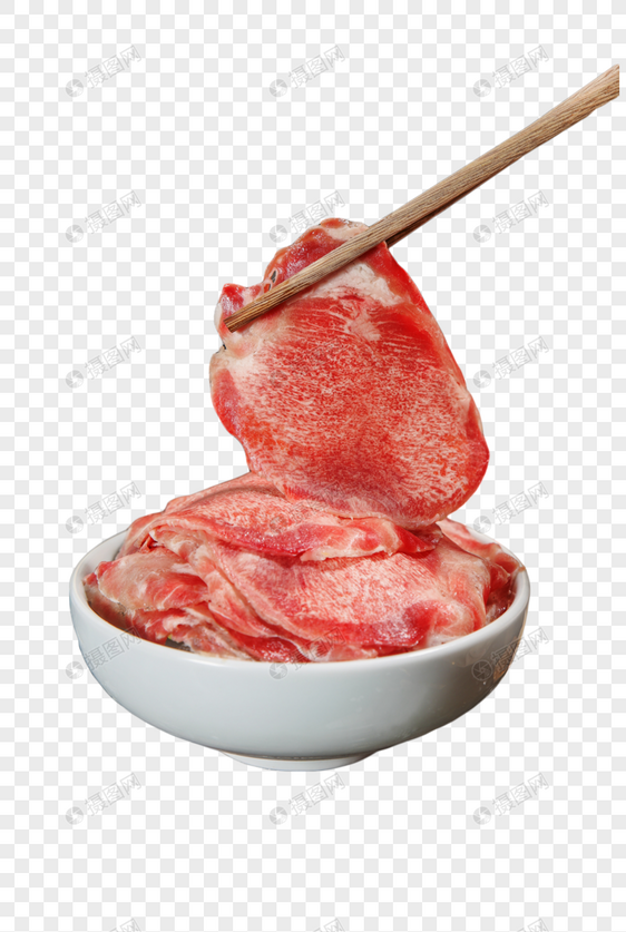 火锅食材牛舌图片