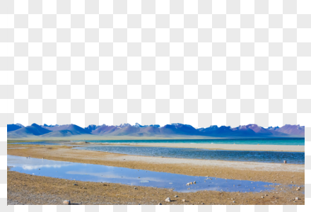 羊湖风光图片