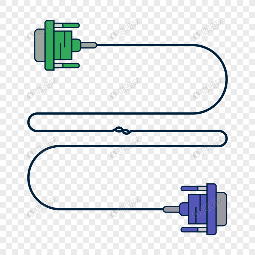 电脑连接线图标图片