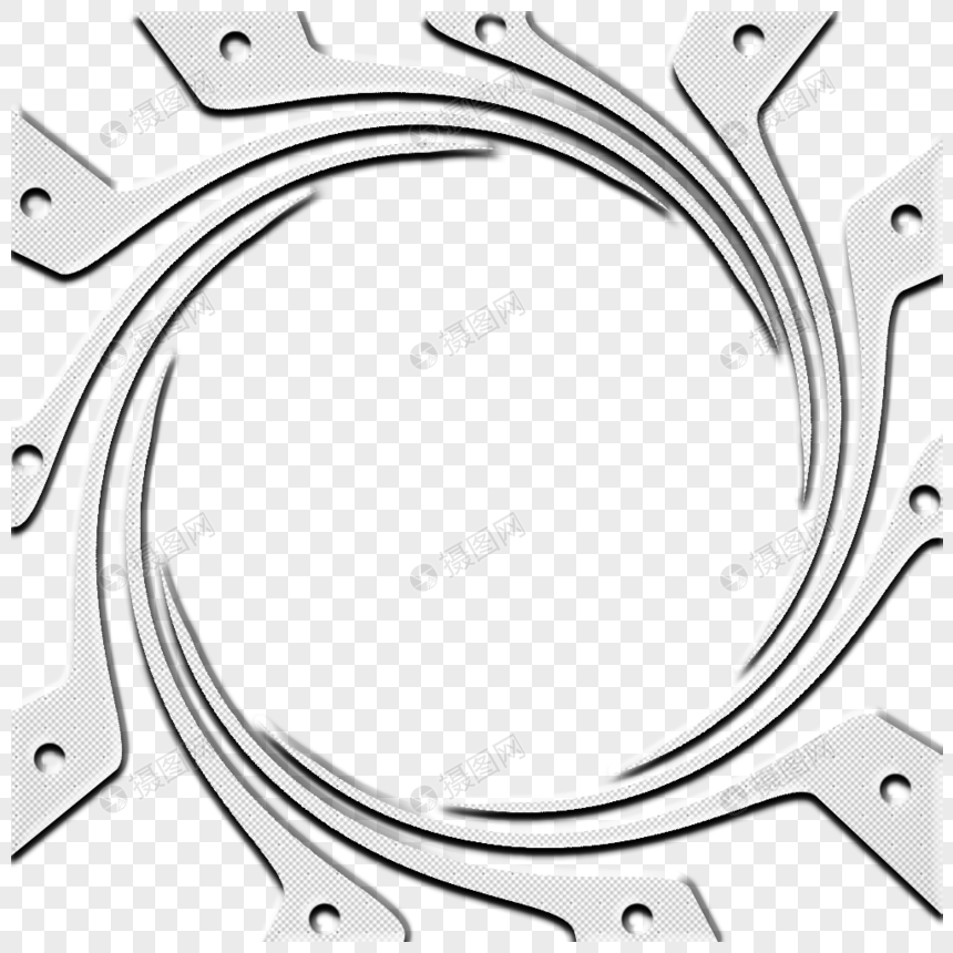 旋转纹理圆形装饰边框底纹图片