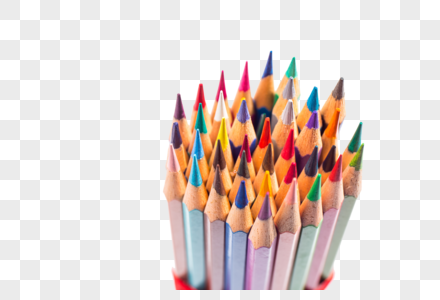 各种颜色的画笔高清图片