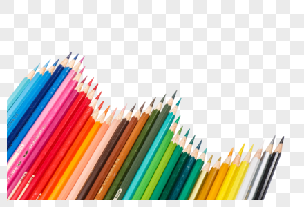 各种颜色的铅笔高清图片