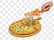 蔬菜披萨图片