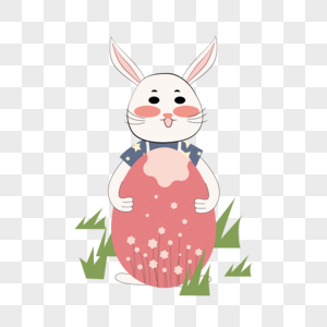 复活节兔子彩蛋免抠素材图片