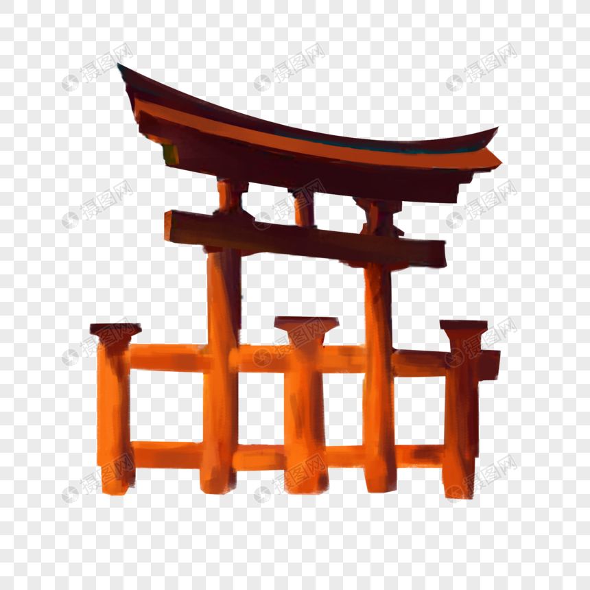 广岛县严岛神社海上鸟居元素素材下载 正版素材 摄图网 广岛县严岛神社海上鸟居元素素材下载 正版素材 摄图网