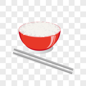 一碗米饭大米稻米五谷杂粮高清图片