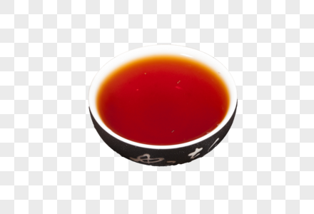一碗普洱茶图片